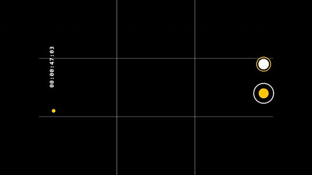 Camera recording screen overlay with alpha channel rule of thirds grid pro mobile cam HUD 4K