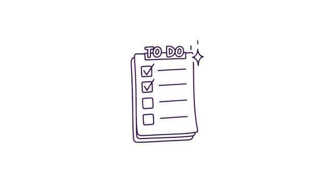 Simple To-Do List with Checked Box.