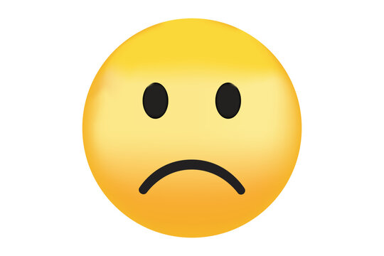 sad emoticon with a smile