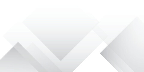 Fototapeta premium Abstract geometric white and gray color background. Vector illustration art.