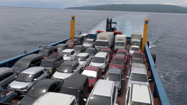 RoRo Traveling Full Cars and Trucks | Cebu Liloan to Negros Sibulan Voyage Marketing Stock