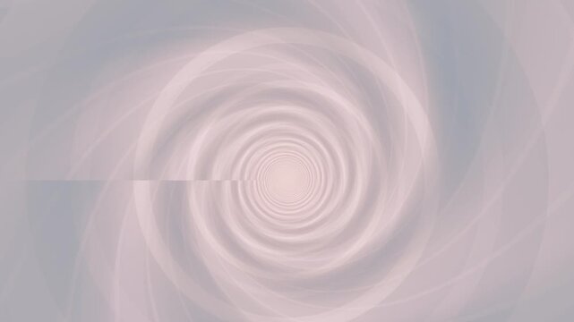 Swirling motion creates a vortex pattern in soft pastel colors