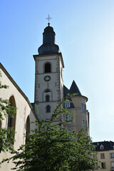 Fototapeta premium St. Michael Kirche in Luxemburg-Stadt, die älteste erhaltene religiöse Stätte der Stadt