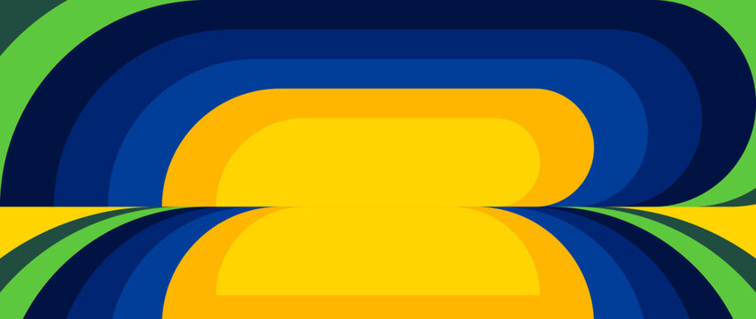 Abstract gradient background with a Brazilian color theme