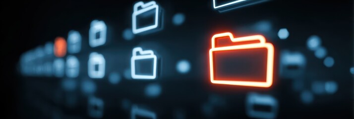 Fototapeta premium The best folder helps the neural inspection procedure stay organized while a treatment warning prevents any unauthorized access now.
