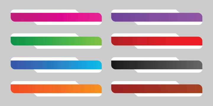 News lower third vector design.Set banner and lower third for news and live. bottom third for broadcast and online media