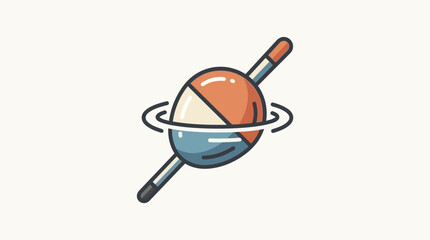 Fishing Bobber Vector Illustration © Aan