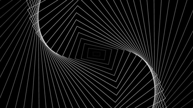 Glowing neon ring light in tunnel. 3d render. Futuristic abstract wallpaper .Tunnel speed motion light trails