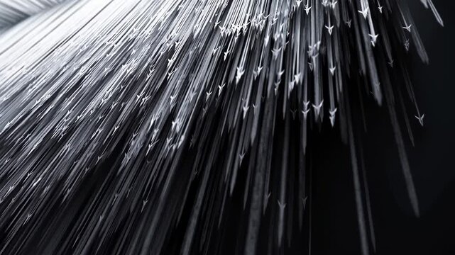 Midframe dense glass fiber bundle with light streaks