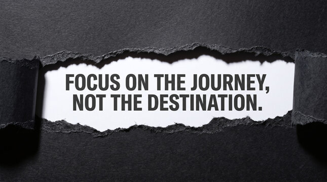 Suitable for social media posts, presentations, and inspirational content. Dynamic torn paper effect adds visual interest to motivational messages.