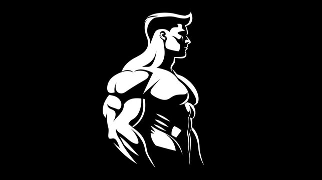 body builder vector