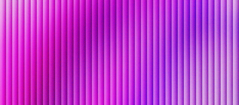 Vibrant purple vertical stripes background, abstract magenta neon lines pattern, colorful gradient ribbed texture for modern digital design, glowing violet parallel bars for creative media.