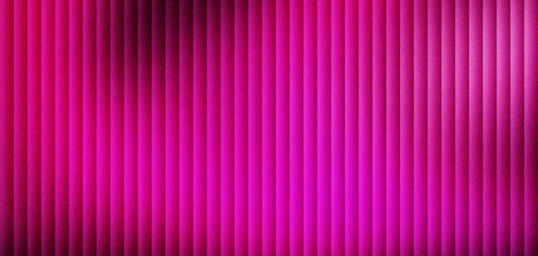 Magenta vertical stripes background, vibrant pink corrugated metal texture with rhythmic parallel lines, abstract fuchsia industrial pattern for modern graphic design and creative backdrops.