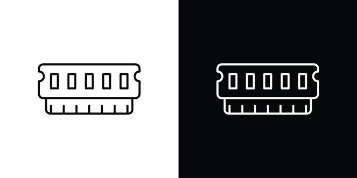 Ram memory icon bundle for website projects