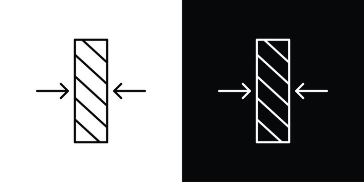Thickness icon bundle for website projects