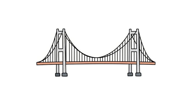 Suspension Bridge Structural Engineering Design.