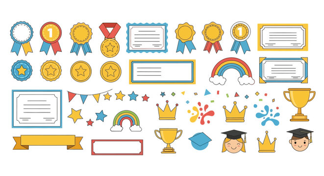 Achievement and recognition awards collection