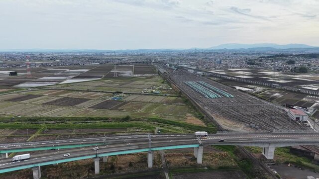 JAPAN. Shinkansen rolling stock center maintaining high-speed trains April 30 2026