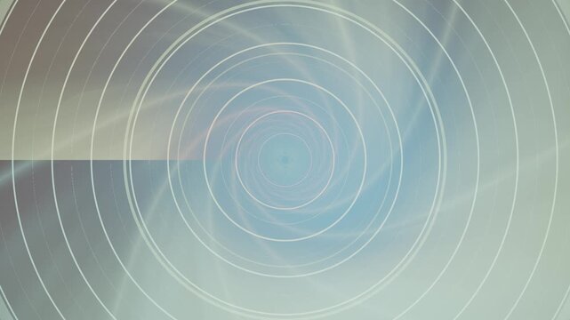Swirling patterns with soft lines and light in a symmetrical design