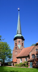 Obraz premium Historical Dionysius Church in Sittensen, Lower Saxony