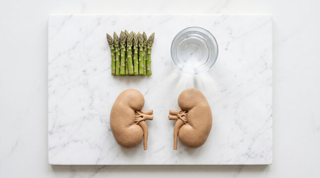 How hydration and healthy asparagus nutrition support human kidney function