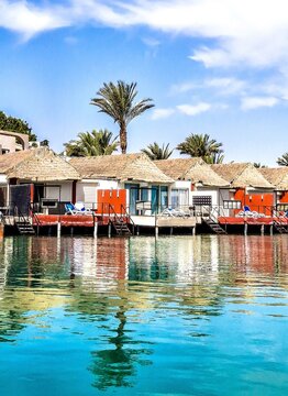 El Gouna  ("the Lagoon") is an Egyptian city located on the Red Sea in the Red Sea Governorate, Egypt.