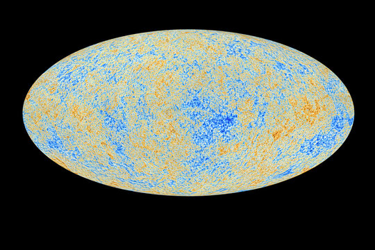 Cosmic Microwave Background All Sky Temperature Map