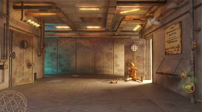 Technological disaster corridor secret laboratory
