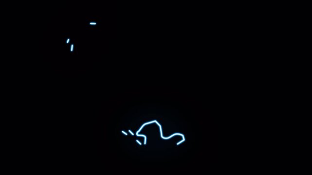 Thunder splash animation, electric lightning streak effect, energy spark burst, glowing plasma strike overlay, abstract power flash element, black background motion graphic