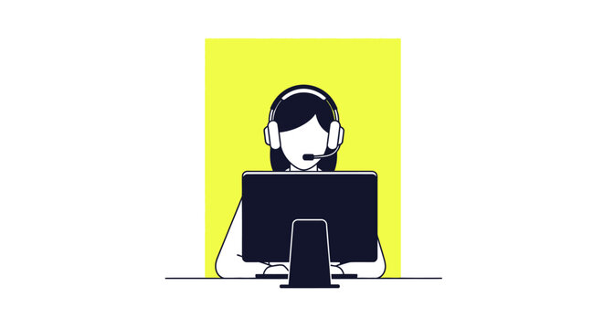 Person Wearing Headset Computer.