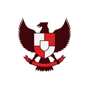 Garuda-inspired emblem