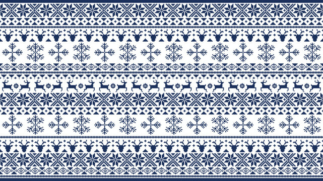 Christmas Jumper Pattern EPS Vector