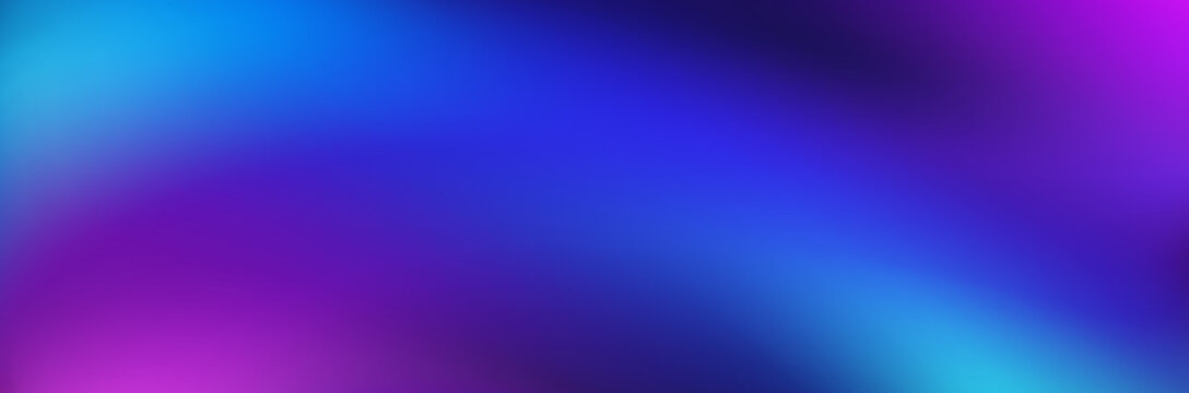 UV and aurora borealis northern light gradient background. Abstract neon vapor wave holographic background with smooth mesh texture blending cyan, blue and purple hues for technology website headers