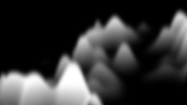 Abstract grayscale gradient shapes with soft focus and dramatic lighting creating a sense of depth and mystery on a dark background, digital and projects. Keywords: abstract, grayscale, gradient