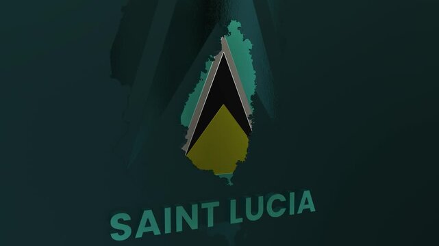 Saint Lucia Map