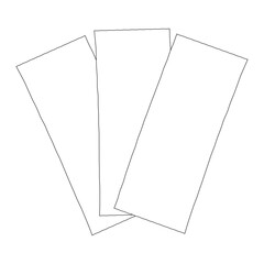 Japanese Nori Seaweed Sheets Line Art Illustration © 麻優 江口