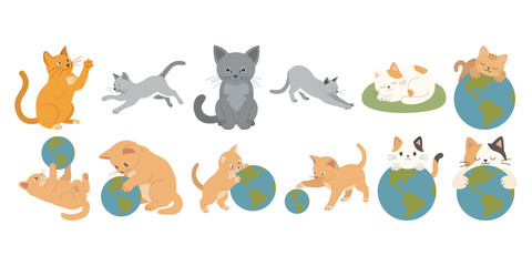 World Cat Day Illustration © Daffa