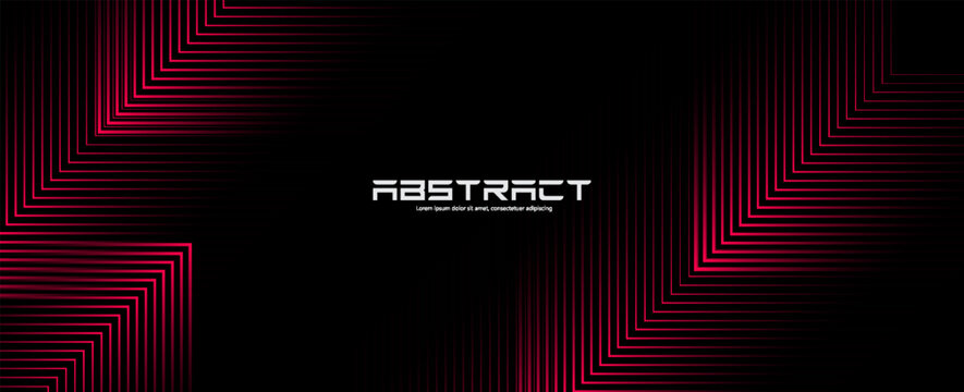 Futuristic high technology background with colorful abstract geometric triangles and shiny arrow lines. Digital network vector banner for tech poster design.