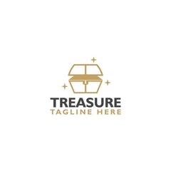 Treasure logo icon isolated on white background © sljubisa