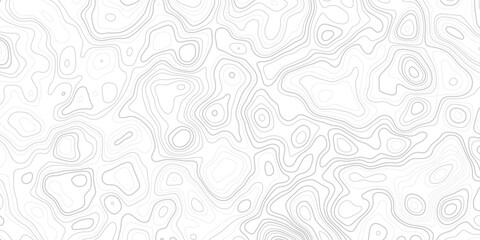 Abstract topographic map contour line pattern vector background. Vintage geographic terrain relief layout for hiking, mountain adventure, and travel design. © Khotij Design