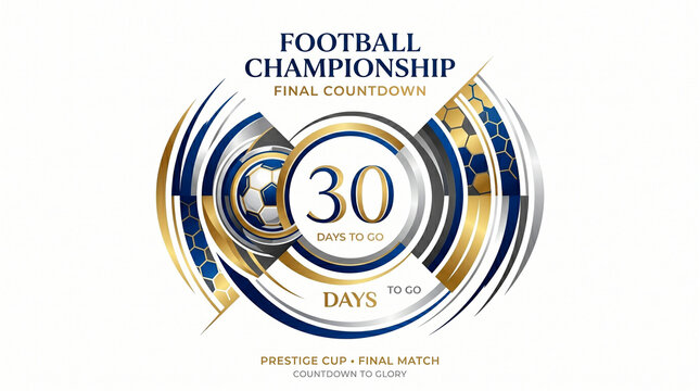 Football championship final countdown 30 days to glory