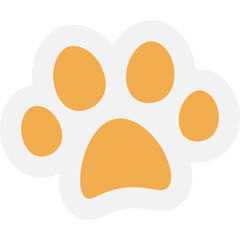 Cat Paw Sticker © farmstudios