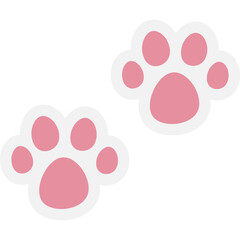 Cat Paw Sticker © farmstudios