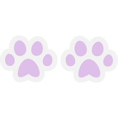 Cat Paw Sticker © farmstudios