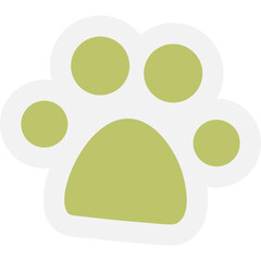 Cat Paw Sticker © farmstudios
