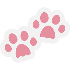 Cat Paw Sticker © farmstudios