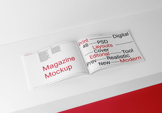 Open Landscape Magazine Mockup