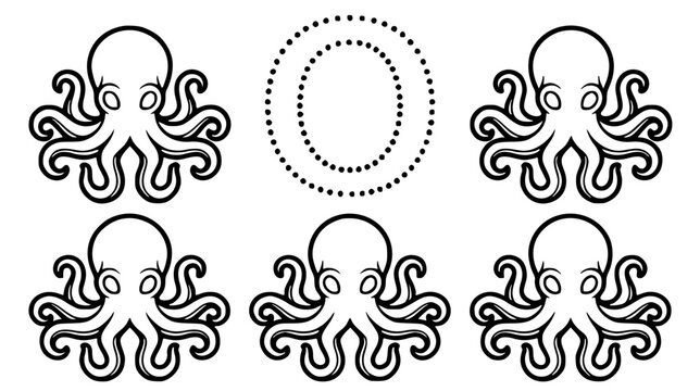 hicken line and colour in the octopus