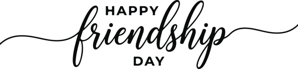 Happy friendship day greeting card design © sultanaavector