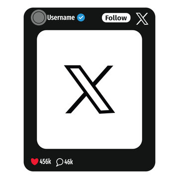 Social media post template with x logo, verified account badge, follow button, and engagement metrics june 22, 2026, in chittagong, bangladesh